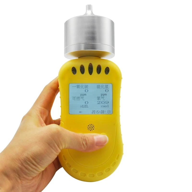 Sécurité de l'industrie Sûr Portable O2, H2S, EX, CO Pompe Aspiration Gaz Dét...